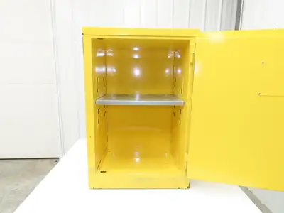 Pro Safe CAB-F12G-M1D Flammable Safety Cabinet 12 Gal Yellow Manual Close