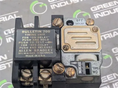Allen Bradley 700-NT Time Delay Relay Module Series C 120V Coil Used