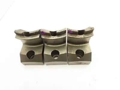 3-Jaw Lathe Chuck Jaws Set 2.75"W 3.5"L 4"H