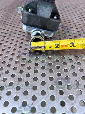 USED ITT PURE FLO .75-316L-RA15MAX-CWP150 DIAPHRAGM VALVE W/ 3/4" SANITARY FITTING
