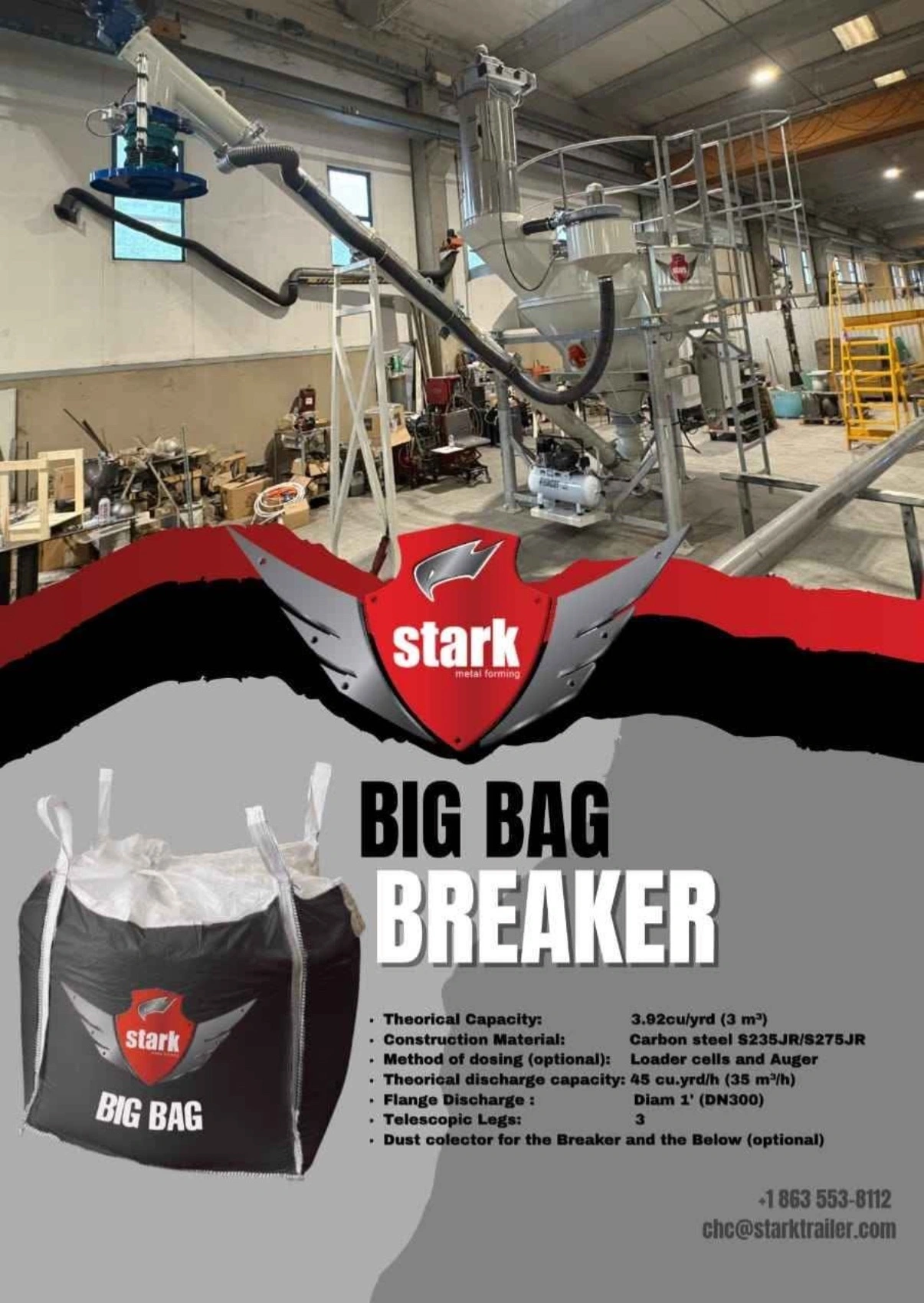 NEW STARK Big bag breaker