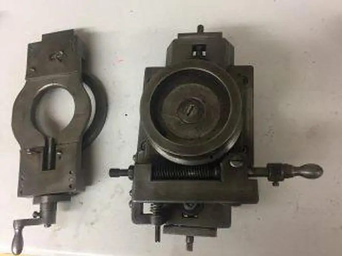 2841-385 Antique MJ Brohen Brocading Ellipse Precision 360 Chuck/Vise & Oval Attachment
