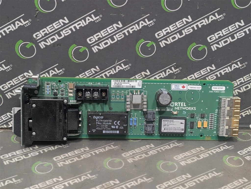 Nortel Networks NTPM53AA OPTera Metro 5100 Power Card Used
