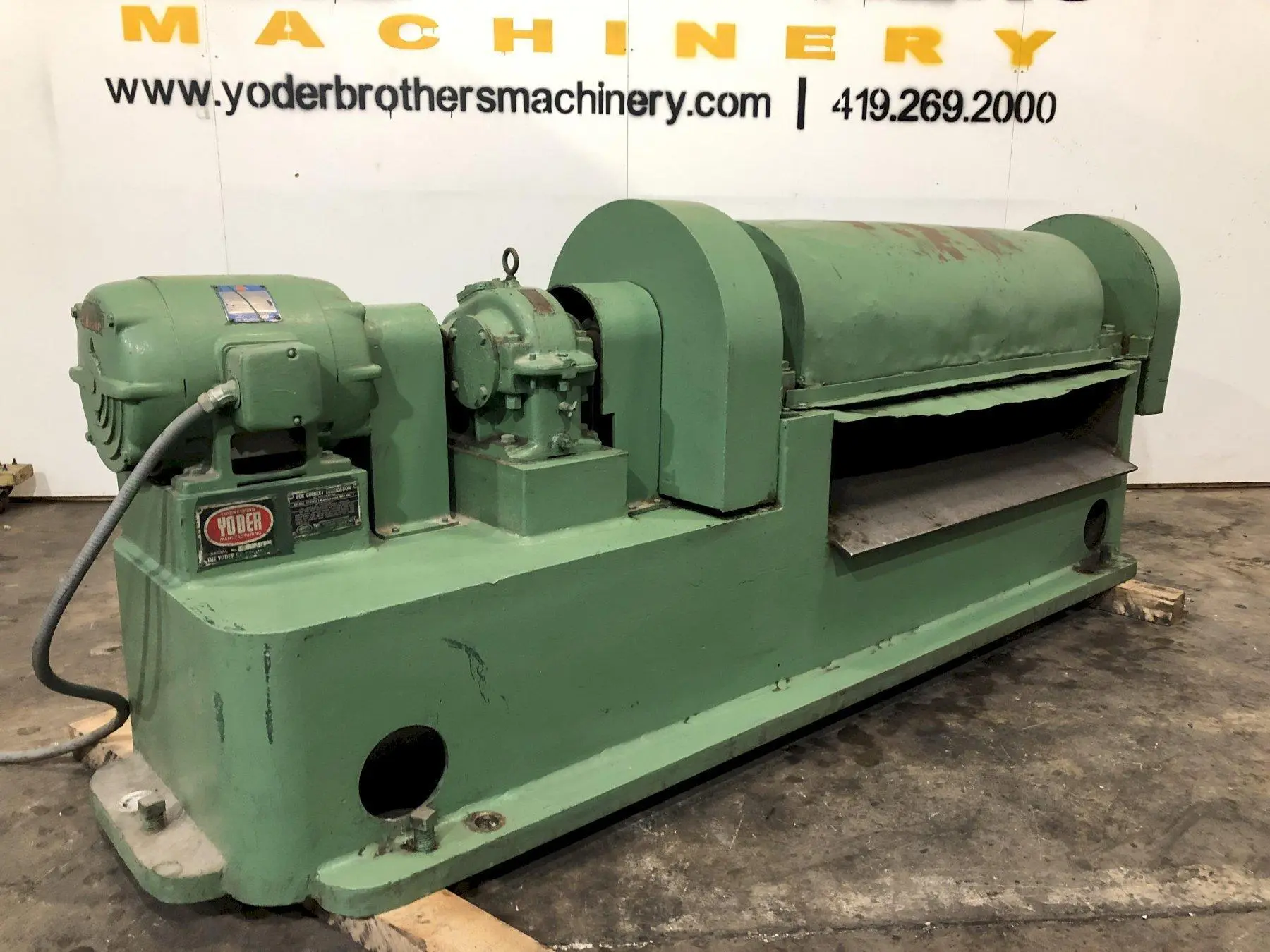 USED YODER 42" x .135" Scrap Chopper