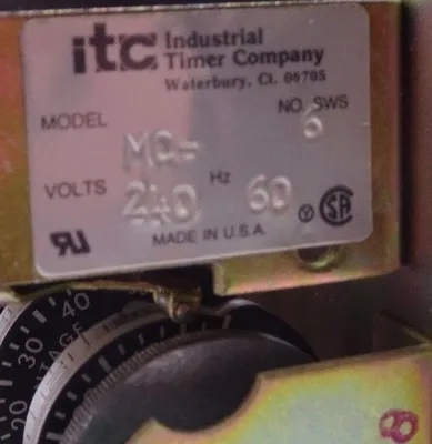 NEW ITC MC-6 PROGRAMMABLE TIMER