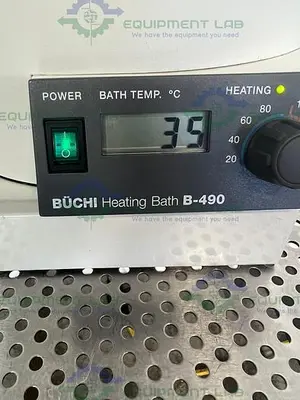 USED BUCHI R-205 ROTAVAPOR W/ BUCHI V-805 VACUUM CONTROLLER & BUCHI V-700 VACUUM PUMP