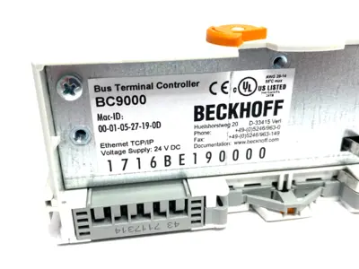 USED BECKHOFF ETHERNET TCP/IP BUS TERMINAL CONTROLLER