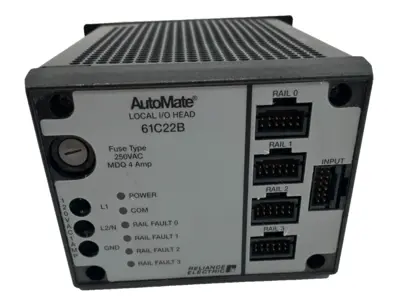 USED RELIANCE ELECTRIC 61C22B AUTOMATE LOCAL I/O HEAD 803456-34RE