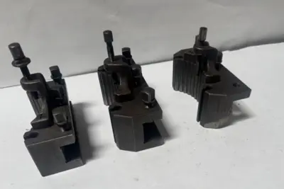Lot of 4 Original Multifix Type C Lathe Tool Holders Switzerland Germany Made