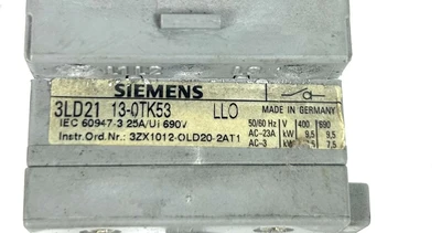 USED SIEMENS 3LD21