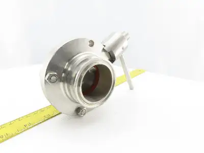 2" Stainless Steel Sanitary Butterfly Valve