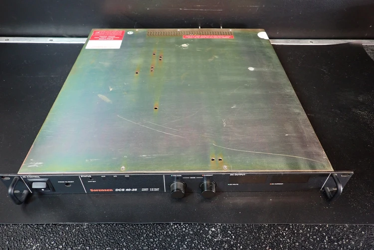 Used SORENSEN DCS 40-25 Misc Electrical & Power Parts | BG Industrial Surplus #471318