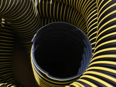 New | in-Stock Flexaust Flexible Tubing Exhaust Hose T-7W 4.5" ID Hoses Michigan US | Maverick Industrial Sales #1398408