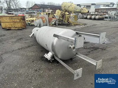 USED Steel-Pro 825 Gal Steel Pro Receiver Tank, 304 S/S, 100#
