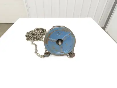 DeZurik 825 3" Stainless Knife Gate Valve with Pull Chain Wheel Actuator