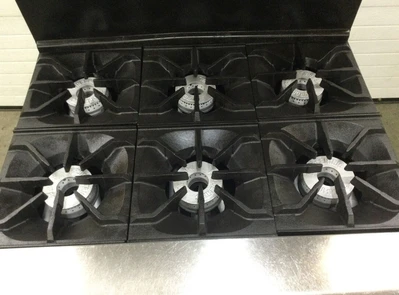 167-0115 Imperial IR-6/IRSB-36 36” Gas Range & Stove with Salamander Broiler