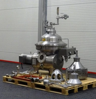 Westfalia MSD 130-01-076 warm milk separator, 316 SS.
