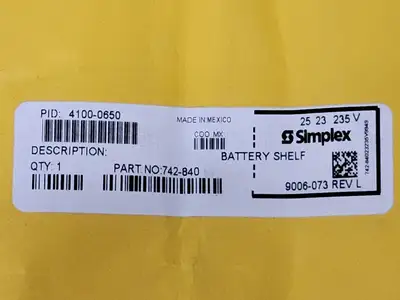 NEW SIMPLEX 4100-0650