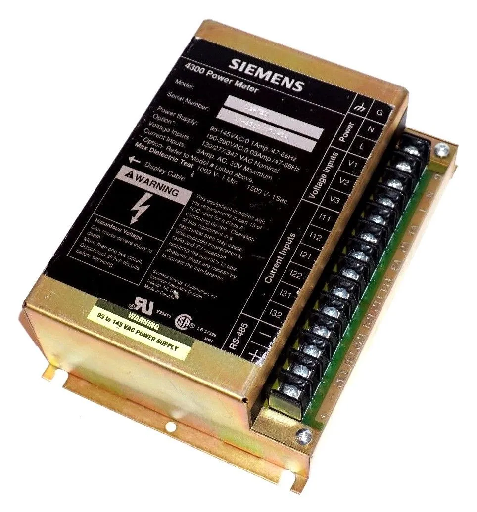 USED SIEMENS DC-120 POWER METER DC120