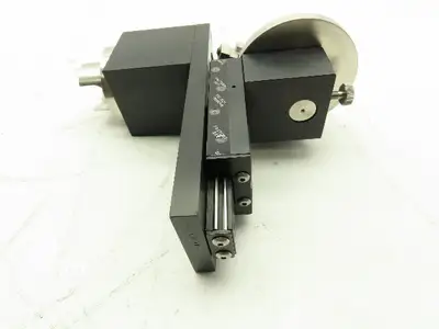 Daedal Manual Positioning Bearing Linear Slide Rotary Table Positioner 3" Travel