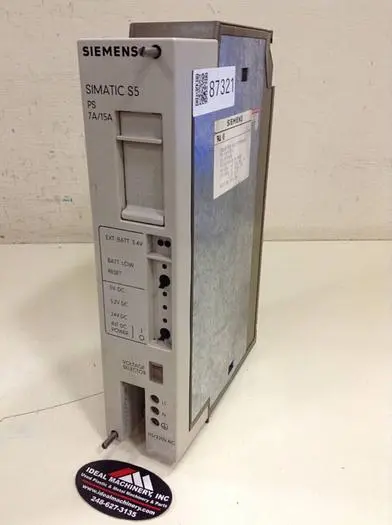Used SIEMENS 6ES5 951-7LD12 Power Supplies Michigan US | Ideal Machinery #690353
