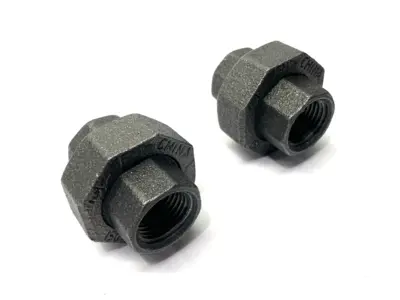 USED SOUTHLAND BLACK IRON UNION 1/2" LOT OF 2
