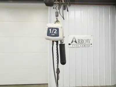 Coffing ELC 1/2 Ton 1000lbs Electric Chain Hoist 16 FPM 12' Lift 230/460V 3PH