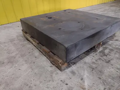 48" X 48" X 8" TIMKEN BEARING GRANITE TABLE: STOCK #22835