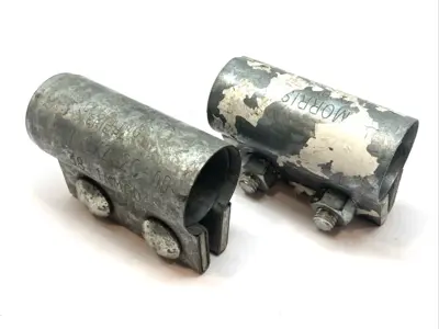 USED MAVERICK INDUSTRIAL SALES COMPRESSION COUPLING 2‑BOLT NO INSULATION LOT OF 2