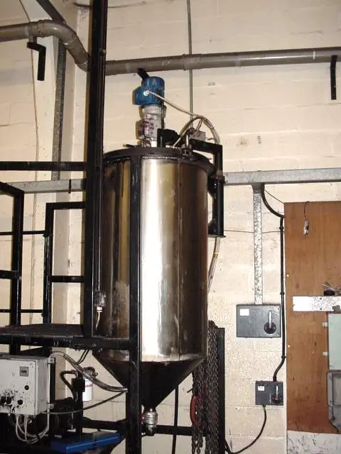 340L S/S Vertical Pressure/Vac Tank