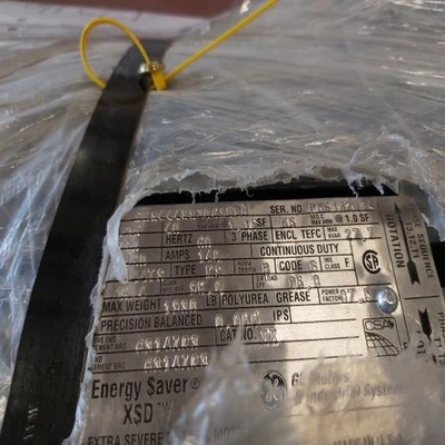 General Electric 125 HP 460 Volt Electric Motor