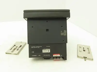 Keyence TR-V500 Operator Control Panel Temp & Data Logger 24VDC Input LCD Screen