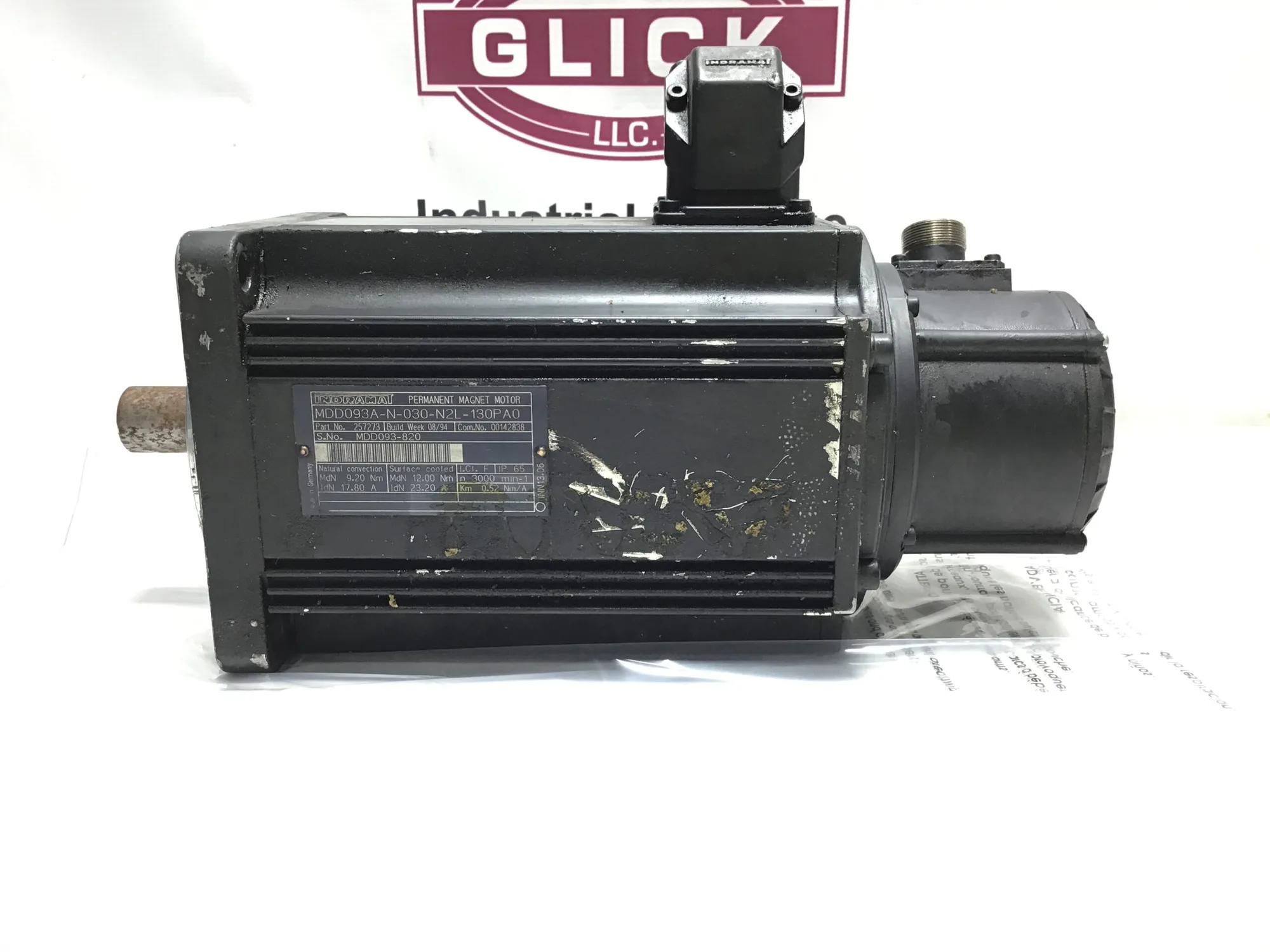 Indramat MDD093A-N-030-N2L-130PA0 – 257273 Permanent Magnet Motor