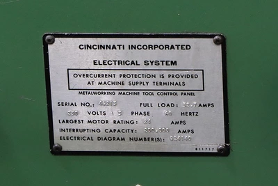 Used 1990 Cincinnati 2CC10 Sheet Metal Shears New Jersey US | Machinery Values #1266777
