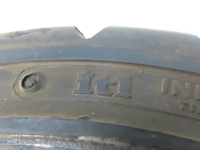 ITL 22x9x16 Press-On Forklift Tire Solid Cushion Traction Tread Black