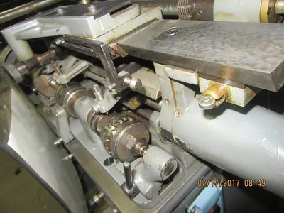 7853-385 R. Gudel Type 30, 6-Position Semi-Automatic Ring/Band Brocading/Copy Engraving Machine