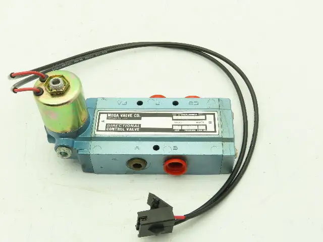 Skinner S3R0046 Pneumatic Directional Control Solenoid Valve 5/2 Pos 12VDC 3/8"