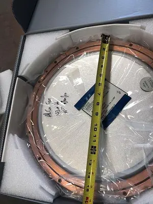 VEM Material AlCu (99.50-.5 at %) taget , 99.999% purity ,dim 13.505'' dia. x.25