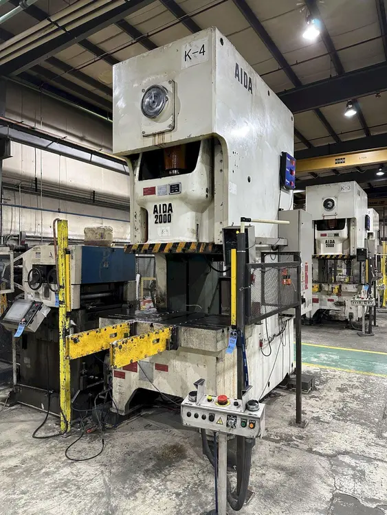 Used AIDA NC1-2000(2)E Gap Frame (OBS) Presses Ohio US | D & D Industries #437864