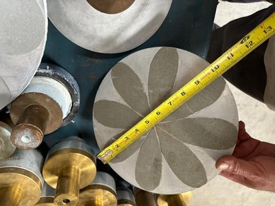 Lot of OptoTech Cup Grinding Wheels Tooling For Optic Glass Lenses Polishing