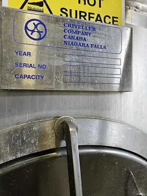 Used 2019 CRIVELLER _UNKNOWN_ Brewing Equipment New York US | DH Griffin Used Equipment #1455514