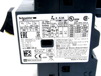NEW SCHNEIDER ELECTRIC GV2ME10 MOTOR CIRCUIT BREAKER