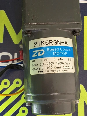 ZD 2IK6RGN-A SPEED CONTROL MOTOR WITH GEAR HEAD 2GN15K