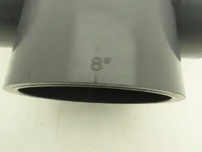 Ipex SCH 80  8" PVC Slip Tee Fitting Schedule 80 Gray ASTM D-2467