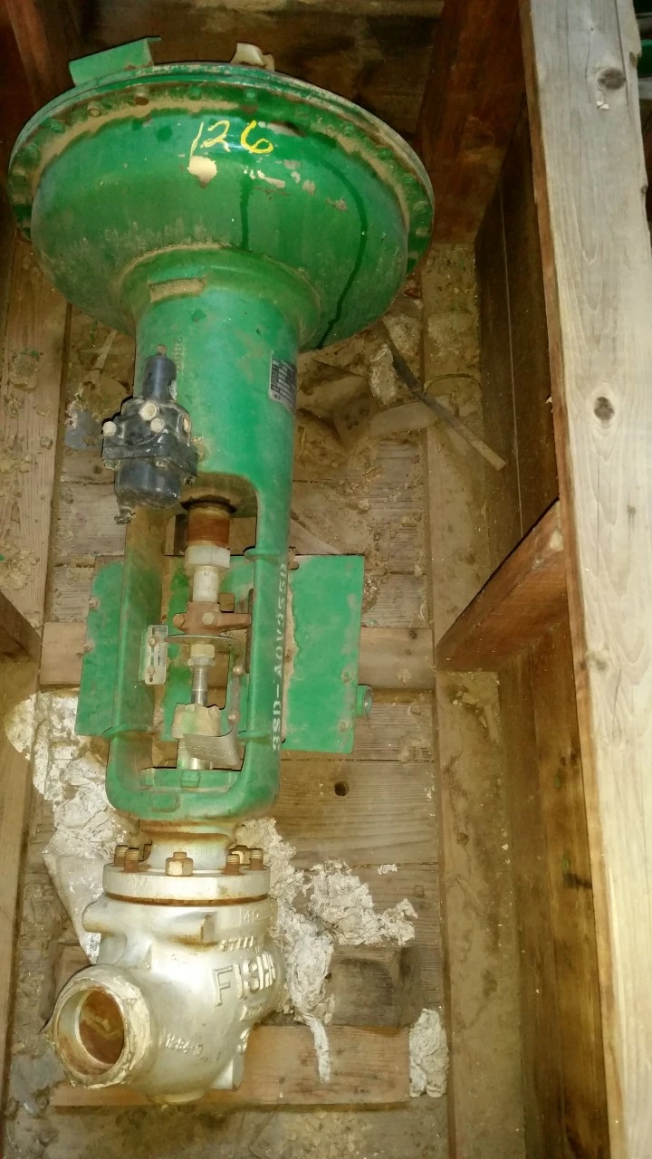 Fisher 3" SCH 40 Socket Weld Control Valve