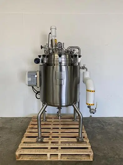 Used 2014 ALLEGHENY BRADFORD 171 LITER STAINLESS STEEL JACKETED REACTOR 45 PSI W/ AGITATOR Jacketed Tanks | Equipment Lab #486073