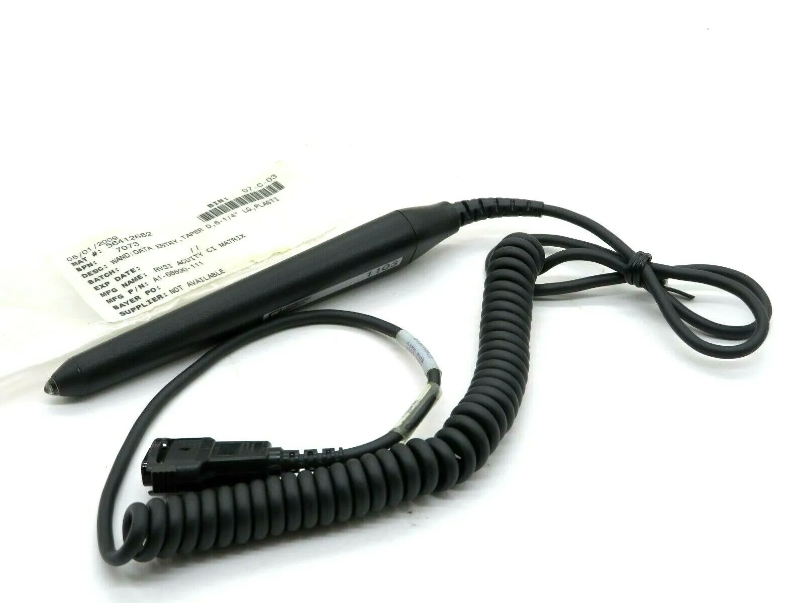 NEW COMPUTER IDENTICS A1-66690-111 BAR CODE DATA ENTRY WAND A166690111