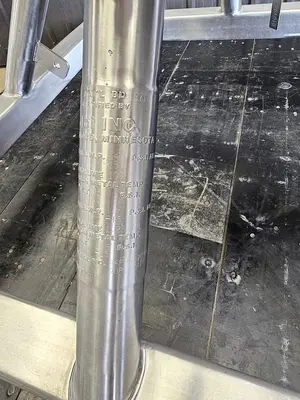 Used 26 Gallon Jacketed Tank (Reactor), Stainless Steel