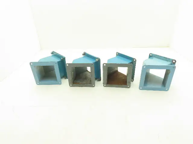 Wiegmann JWL454 4"x4" Wireway 45° Elbow Feed-Through Lot of 4