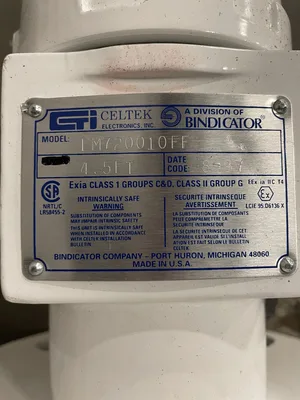 Celtek Electronics LM720010FF 4.5ft Level Sensor